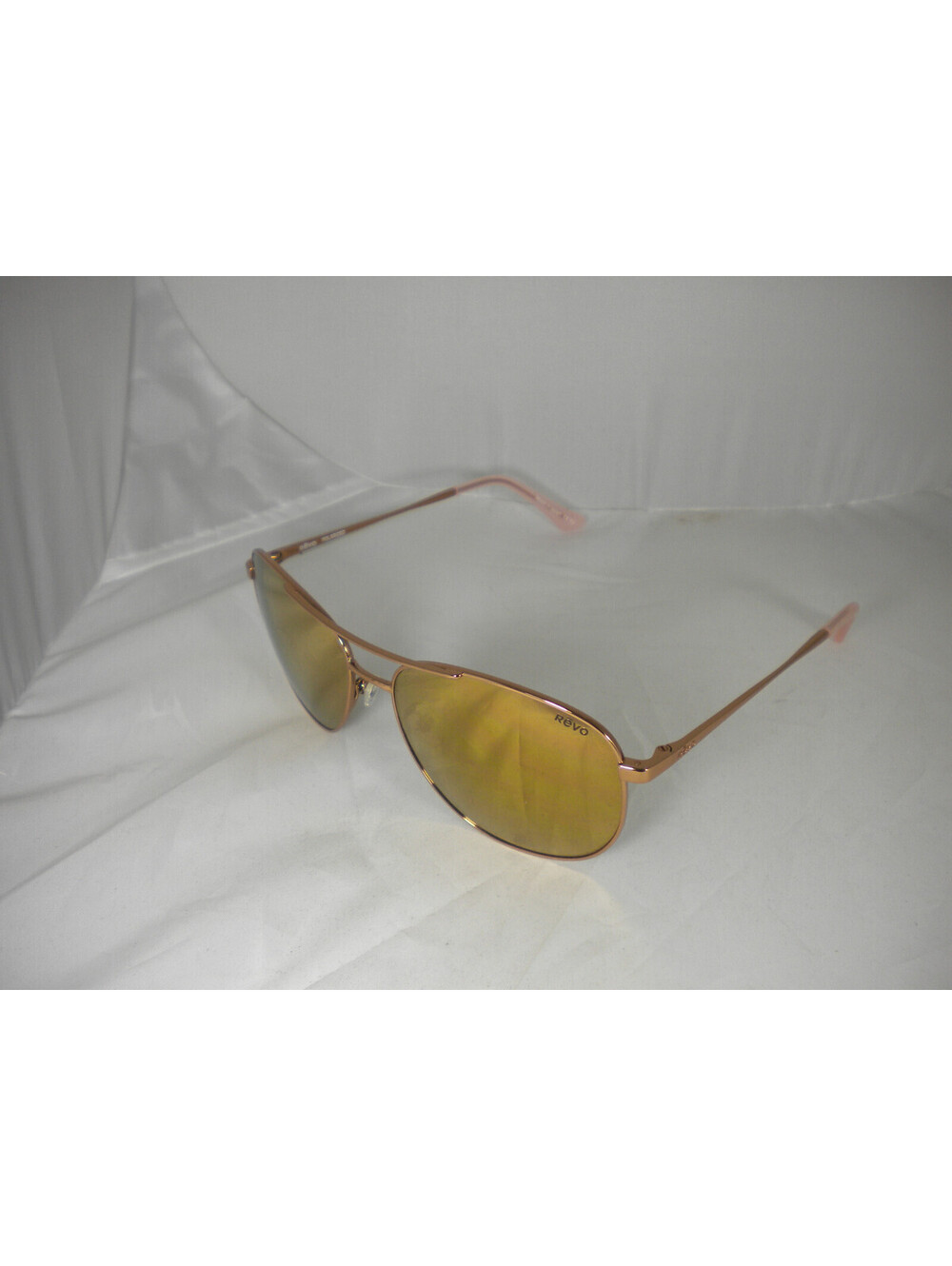 Revo Men's Sunglasses Maxie Rose Gold Champagne Metal Frame